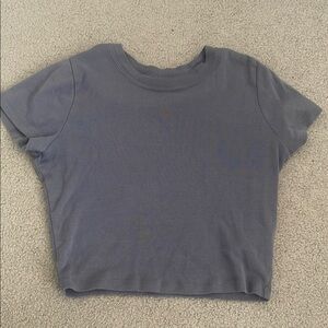 Classic Gray Women's Crop Top